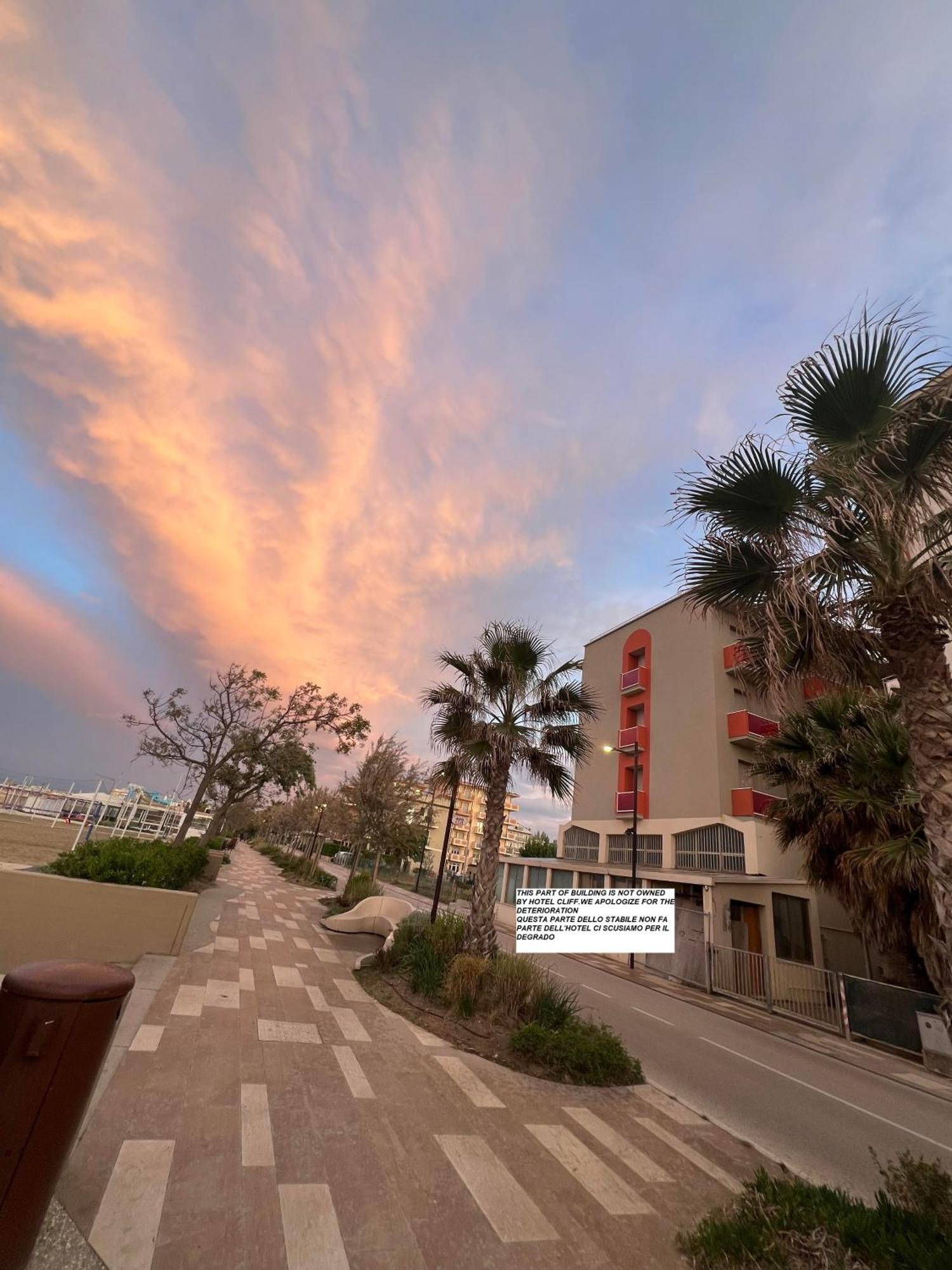 רימיני Hotel Cliff מראה חיצוני תמונה